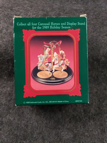 1989 Hallmark Keepsake Ornament ~ STAR - Carousel Horse 3nd In Collection. (SB4) - Picture 6 of 24