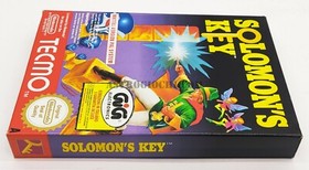 NES NINTENDO GIG SOLOMON KEY GAME VINTAGE 1991 NEW IN BEAUTIFUL BOX MATTEL ITA
