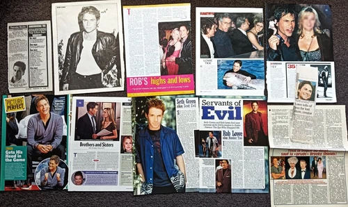 Rob Lowe magazine clippings