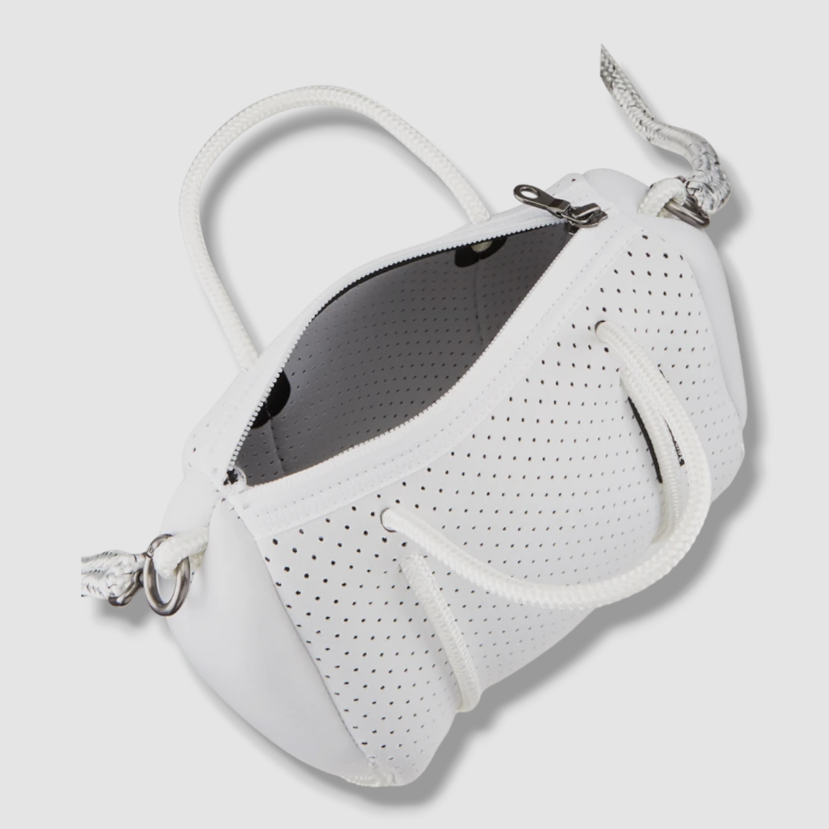 $318 State of Escape Women's White Prequel XS Perforated Crossbody