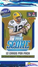 2018 Score Football Sealed Retail Pack-12 Cards w/3 RCs! Josh Allen/Lamar RC YR