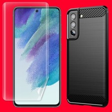 Hydrogel Screen Protector Waterproof Case for Samsung Galaxy S21 FE 5G SM-G990U