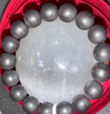 Hematite 12 mm Rd Bracelet