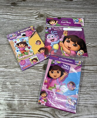 Does The Explorer Boots Birthday Celebration Party Invitations 16 Loot Bags (8)