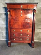 Antico ed Elegante Secretaire Impero in Noce - Restaurato (in corso d'opera)