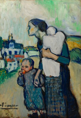 Pablo Picasso : The Mother : 1901 : Archival Art Print | eBay