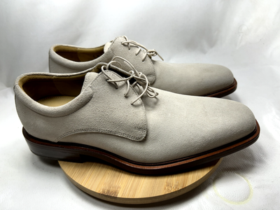 Cole Haan Ivory White Suede Oxford Shoes NikeAir Men