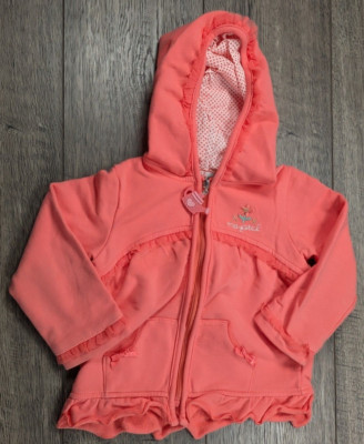 Baby Girl Clothes 12 Month Mayoral Coral Hooded Ruffle Jacket