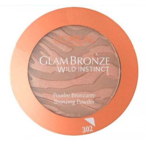 L'Oreal Glam Bronze Wild Instinct Powder-302 Medium Walk on the Wild Side - Picture 1 of 1