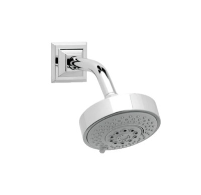 Phylrich Waveland Wall Mount 4x Multifunction Shower Head + Arm Chrome #K838/026