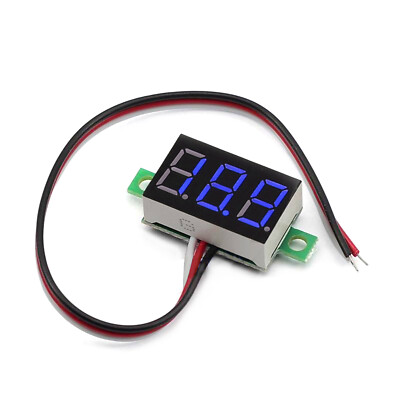 Volt Meter Display DC 4.7V-30V LED Digital Voltmeter - 3-Digit Red Display, 2-Wire Panel Mount Digital Voltage Meter - Foto 10