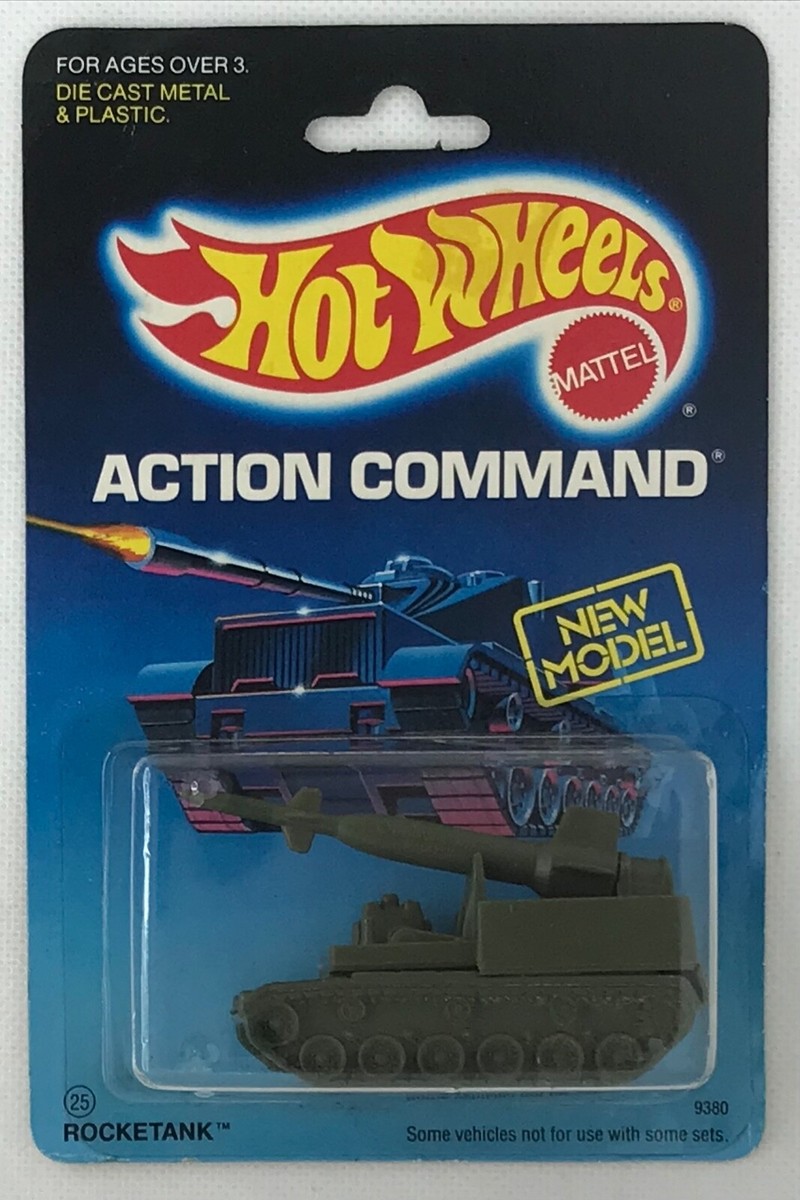 1988 Hot Wheels Action Command Main Line Rocketank New Model #25
