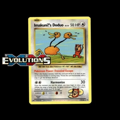 ハズレ？ 旧裏 Old Back Imakuni?'s Doduo Promo Imakuni?'s Doduo 112/108 Evolutions for sale | eBay