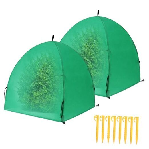 2 Pack Winter Plant Covers Freeze Protection, Shrub Covers Warm 28