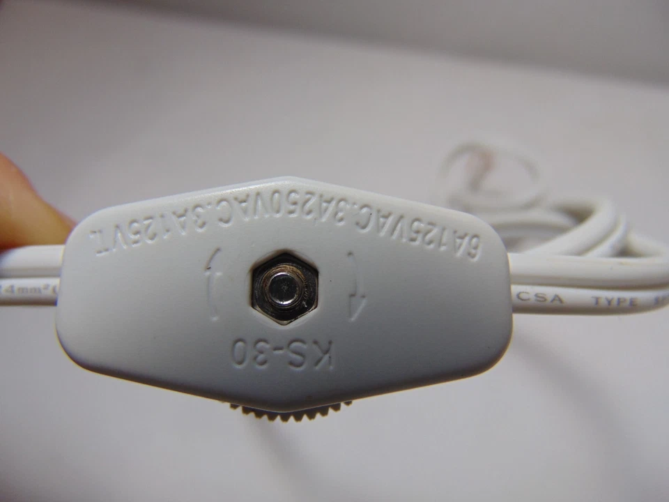 Fuente Wilton Fanci 2008 pieza de repuesto cable de alimentación eléctrica con interruptor Foto 3 de 4