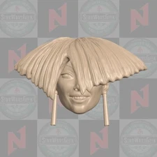 Aki A.K.I. Street Fighter custom head for 1:12 1:10 1:18 & 1:6 action figure