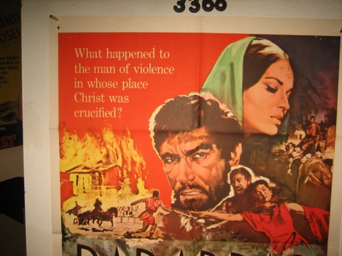 Barabbas Original 1sh Movie Poster '62 Richard Fleischer, Anthony Quinn