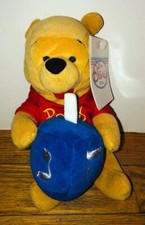 Disney Store Winnie The Pooh Hanukkah Dreidel Bean Bag Plush Doll NWT Retired