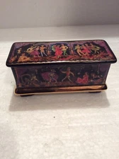 ARDLEIGH ELLIOTT & SONS: 1991 PORCELAIN "NUTCRACKER" MUSIC TRINKET BOX ~ L'T ED.