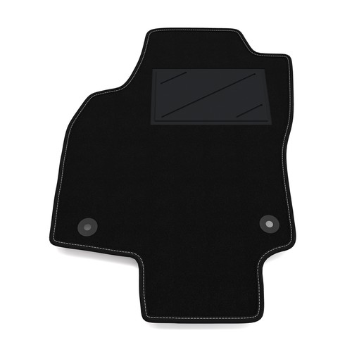 Tapis De Sol Caoutchouc Pour Opel Astra H (2004-2009) - 4 Pièces, Bord Haut 3cm, Noir