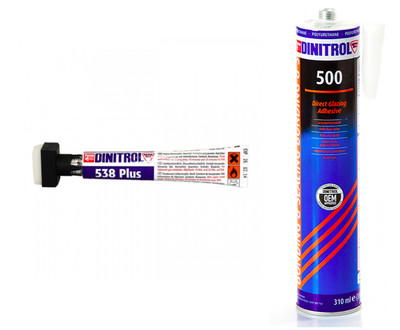 DINITROL 500 & 538 WINDSCREEN FITTING KIT BONDING ADHESIVE GLUE SEALANT GLASS