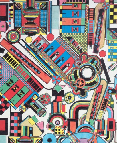 Eduardo Paolozzi. superb large original screenprint, Turing, signed in pencil. - Picture 5 of 6