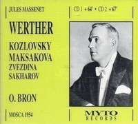 Audio Cd - Jules Massenet - Werther (2 Cd) - Myto -D- Neu