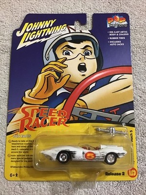 2021 Johnny Lightning SPEED RACER MACH 5 Dirty Version Pop Culture 1/64