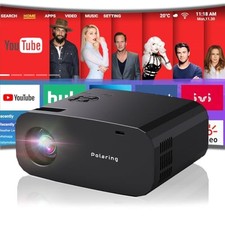 Polaring P7 Pro Portable Projector 4K 1080P WiFi 6 Bluetooth Android 13 Keystone