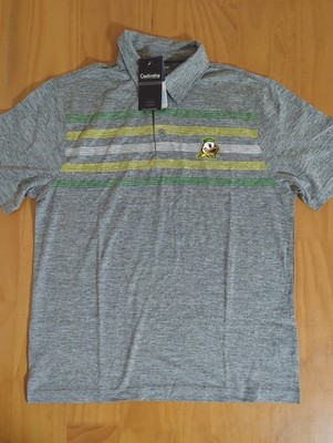Men's Oregon Polyester Polo Grey Size Medium M New NWT