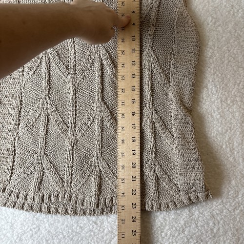 Austin Reed London NY Women's Beige Cotton Blend Stretch Sweater Set ...