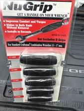 Nos USA NuGrip Nu Grip 5 Handles Metric Regular Craftsman Wrenches 13-17mm 01009