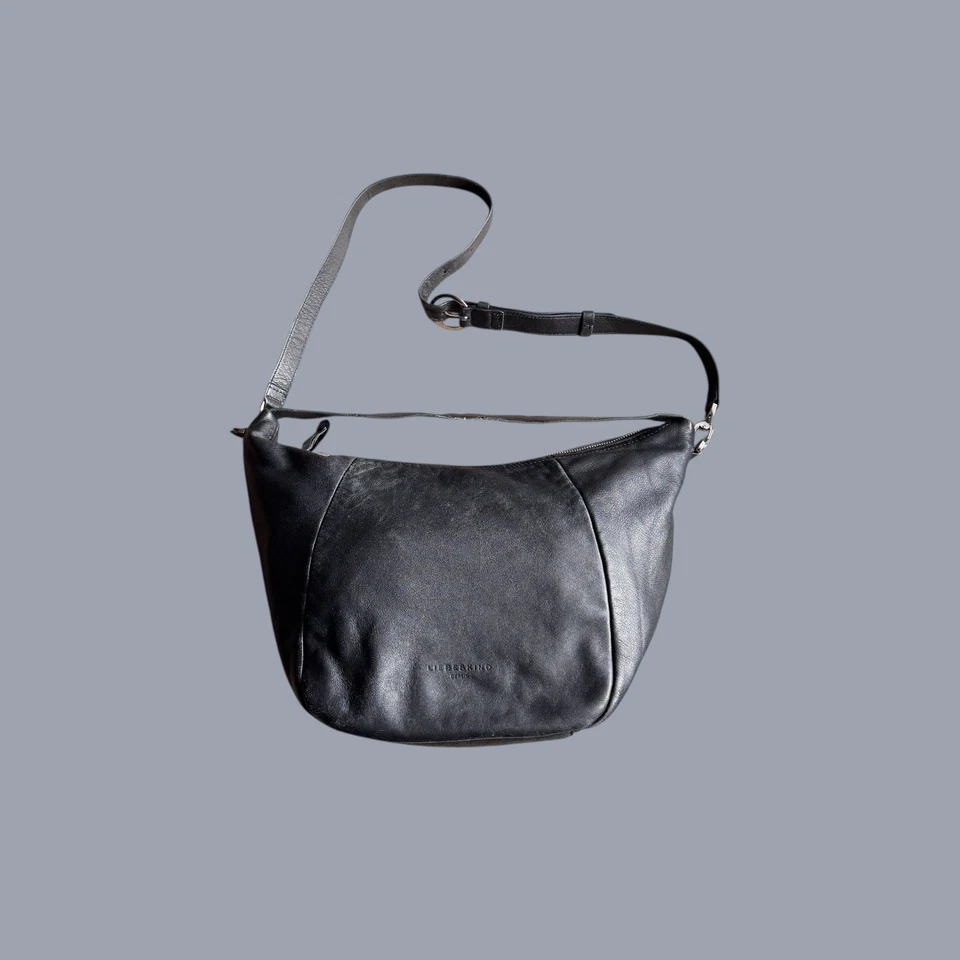 Bolso Hobo Liebeskind Berlin Bolso de Hombro Cuero Oveja Negro Foto 2 de 4