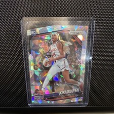 2025 Panini Prizm WNBA Cracked Ice Rookie Kiki Iriafen #72 Washington Mystics