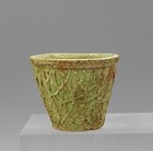 Vintage OOAK Weathered Ceramic Planter UK Artisan Dollhouse Miniature 1:12 — photo 1