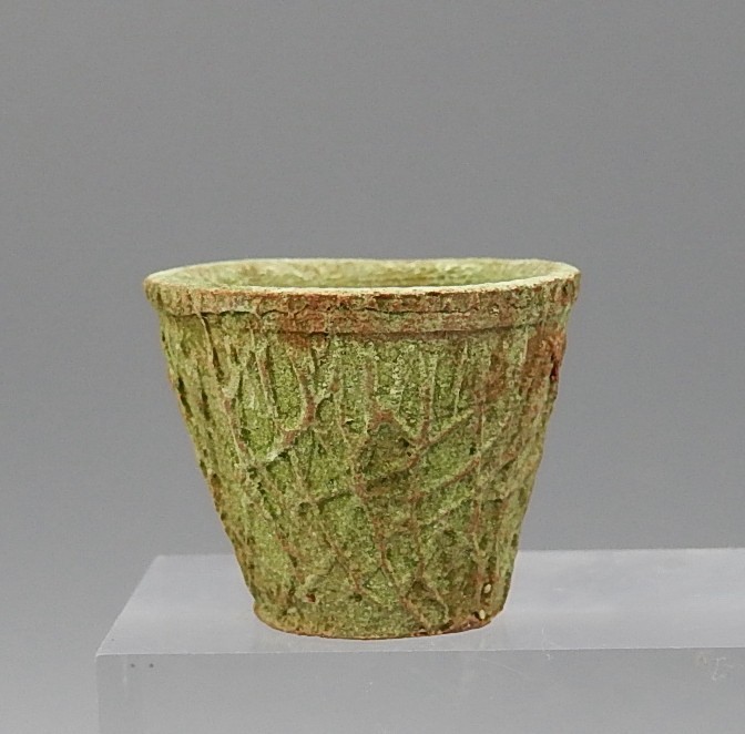 Vintage OOAK Weathered Ceramic Planter UK Artisan Dollhouse Miniature 1:12