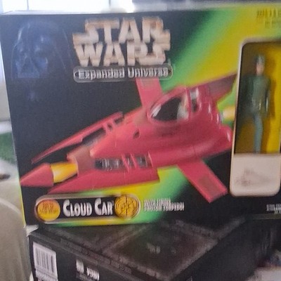 Kenner Star Wars Expanded Universe Cloud Car Vehicle Firing Proton Torpedo 1997