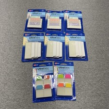 Lot Of 8 Packs Of Avery Ultra Tabs Assorted Various Sizes 2.5x1 3x1.5 1x1.5