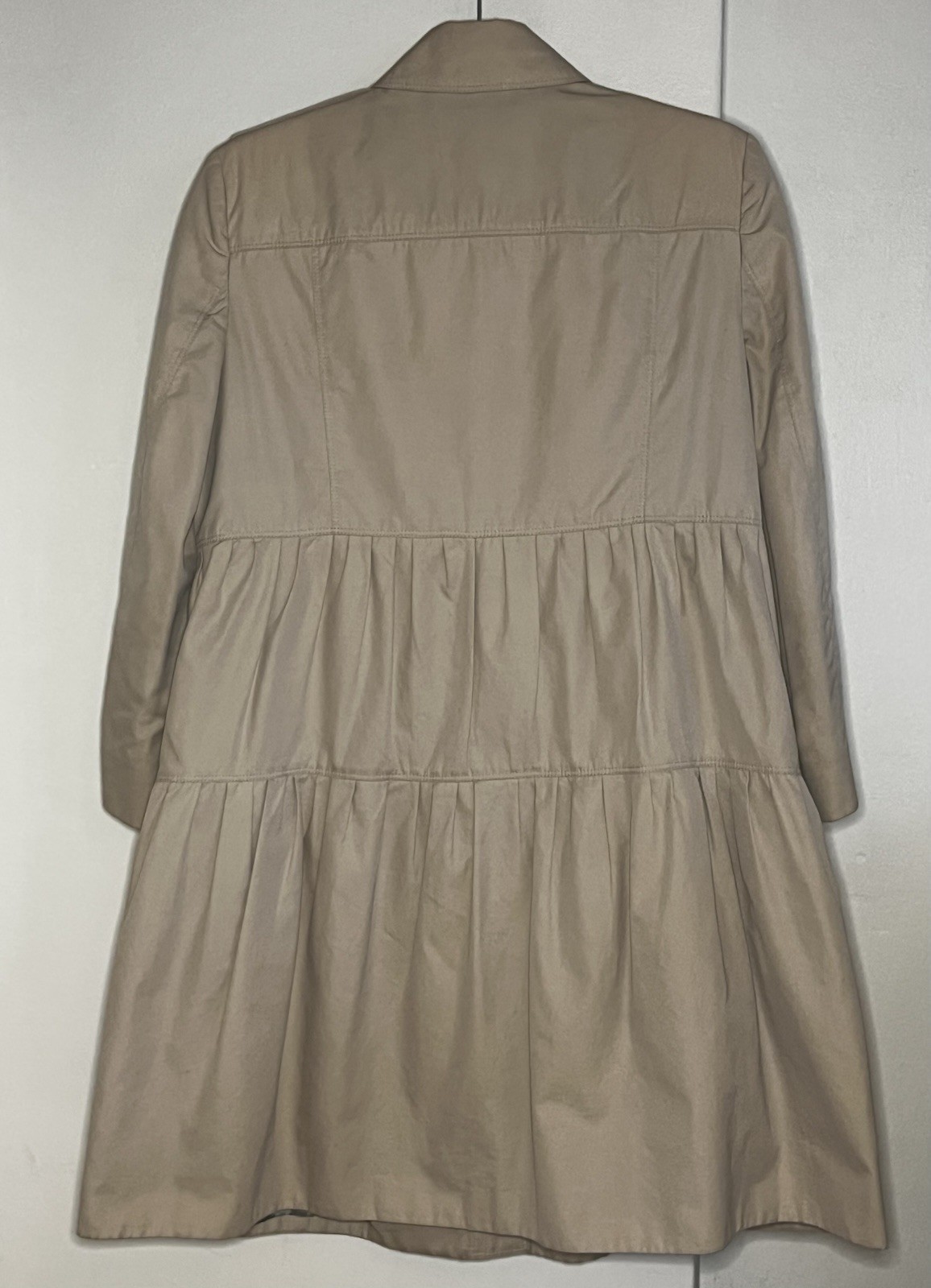 BURBERRY PRORSUM Tiered Trench Coat Size 10 Rare Christopher Bailey Era RRP£1790 image 5