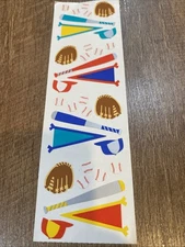 BASEBALL Stickers Mrs.Grossman’s•Game •Glove•Bat•Pennant•Balls