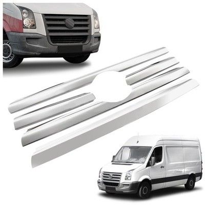 Volkswagen VW Crafter 2006-2011 Front Grille Trim Mouldings Chrome