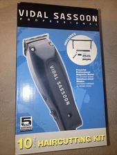 NEW -Vidal Sassoon Model VSCL802 Hair Clippers Haircut Kit -10 Piece (NEW IN BOX