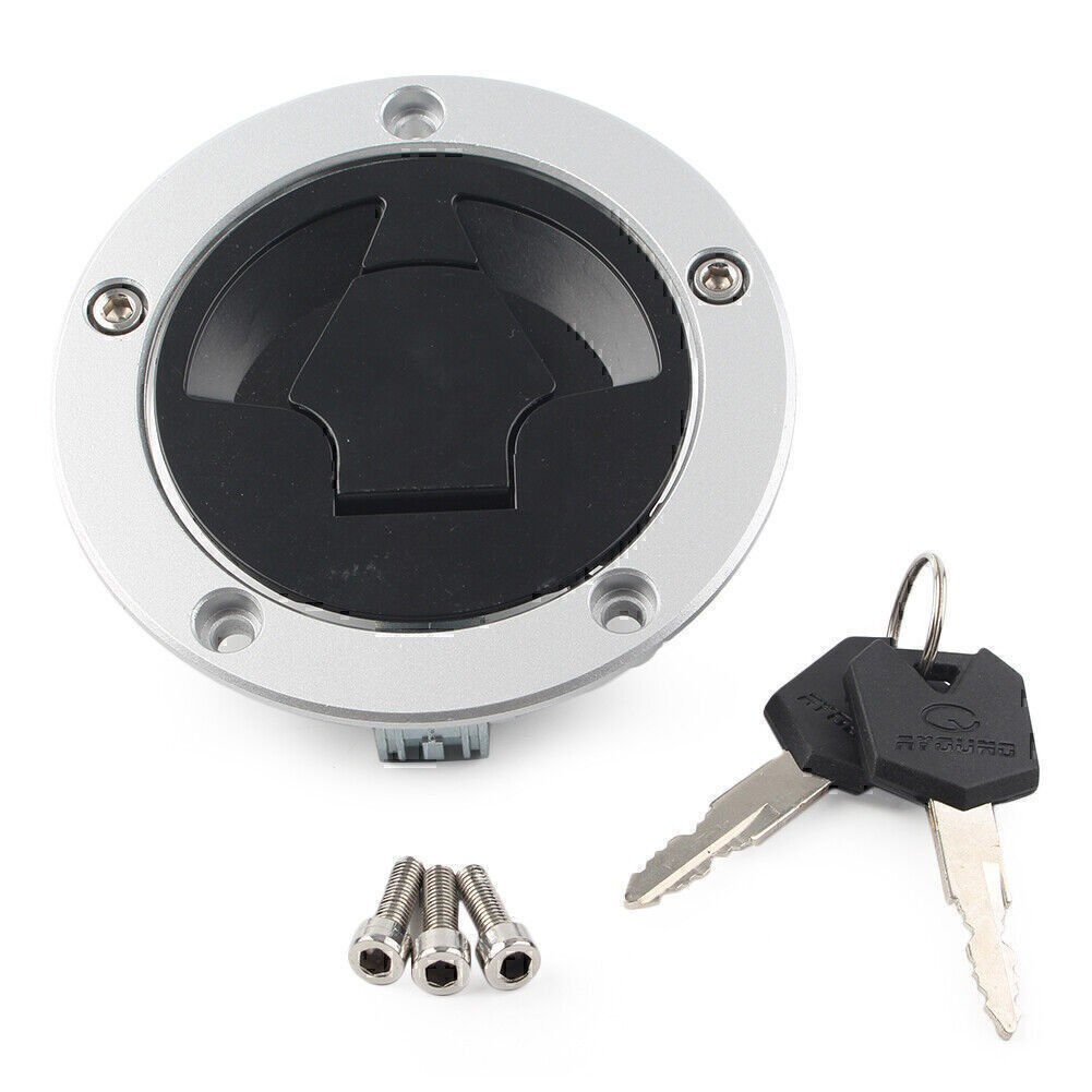 Fuel Gas Tank Cap Cover Lock Keys For Kawasaki Ninja ZX6R ZX6R