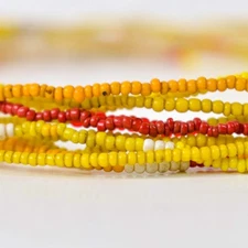 5 Strands Old Seed Mixed Tiny Trade Beads