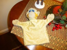 Vintage Steiff Mohair Mungo Monkey Hand Puppet Blue Eyes Germany  8.5"