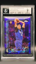 Topps Chrome Sapphire Cooper Flagg #251 /75 RC Beckett 9, NBA ROOKIE OF THE YEAR