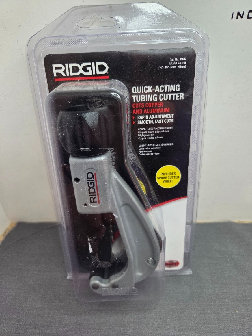 RIDGID 31632 Model 151 Quick Acting Tubing Cutter 1/4"–1-5/8" NEW