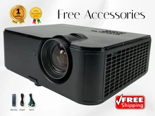 Affordable DLP Projector for Home Theater & Work 4800 ANSI 2160p w/HDMI Cable 💫