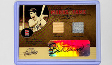 2005 Playoff Absolute Marks of Fame Auto GU Relics #MF-1  Bobby Doerr /50 HOF
