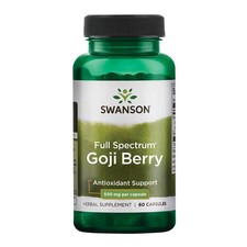 Swanson Goji Berry "Wolfberry" 500 mg 60 Capsules